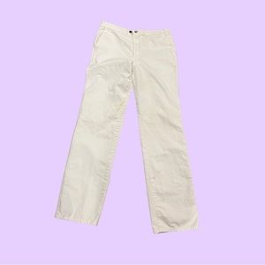 Vintage 90s White Utility Chefware / Workwear Jean Pants 🔥